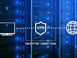 the relationship between VPNs, computers, and the network with encrypted connections