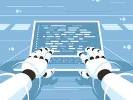 Artificial intelligence writing code.