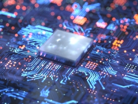 Central Computer Processors CPU concept. 3d rendering,conceptual image.