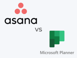 The Asana and Microsoft Planner logos.